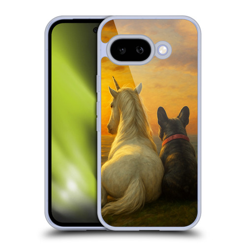 Klaudia Senator French Bulldog Sunset Soft Gel Case for Google Pixel 9A
