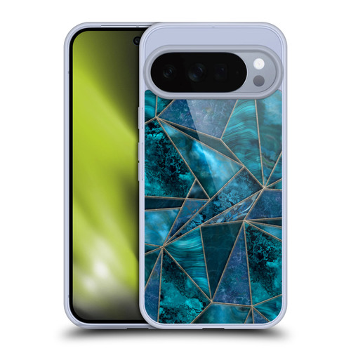 LebensArt Gemstone Marble Stained Glass Soft Gel Case for Google Pixel 10 Pro XL