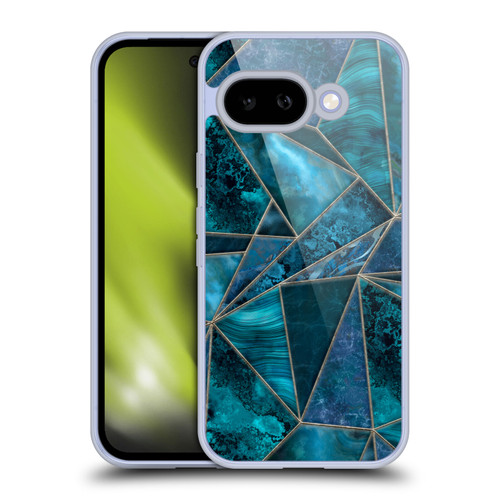 LebensArt Gemstone Marble Stained Glass Soft Gel Case for Google Pixel 9A