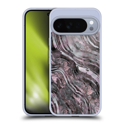 LebensArt Geo Liquid Marble River Stone Soft Gel Case for Google Pixel 10 Pro XL