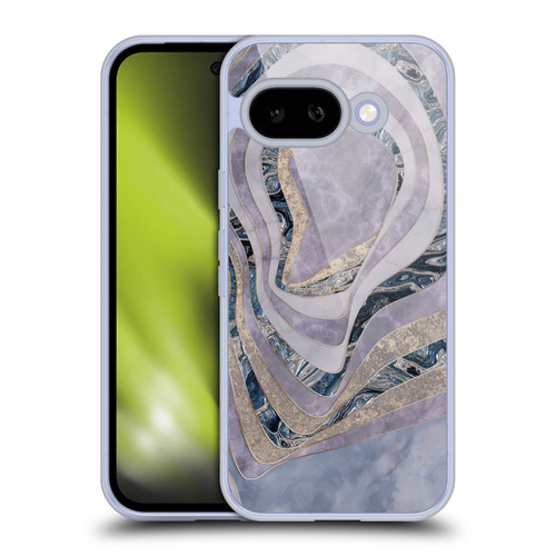 LebensArt Geo Liquid Marble Precious Waves Soft Gel Case for Google Pixel 9A