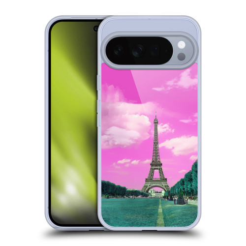 LebensArt Pastels Pink Paris Soft Gel Case for Google Pixel 10 Pro XL