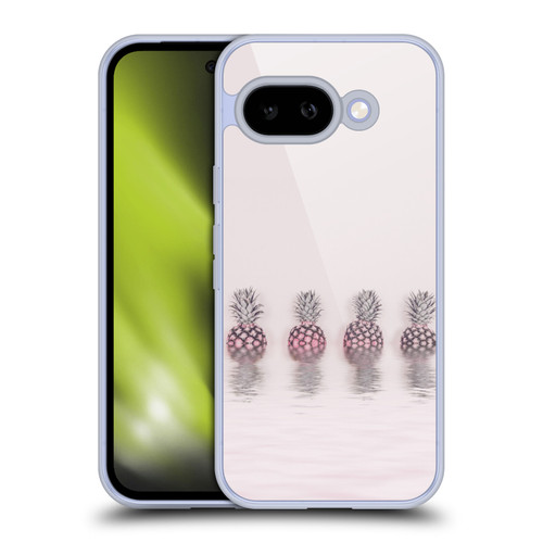 LebensArt Pastels Pineapples Soft Gel Case for Google Pixel 9A