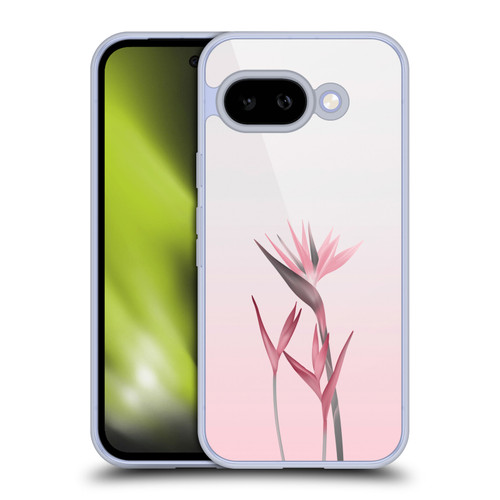LebensArt Pastels Tropical Flower Soft Gel Case for Google Pixel 9A