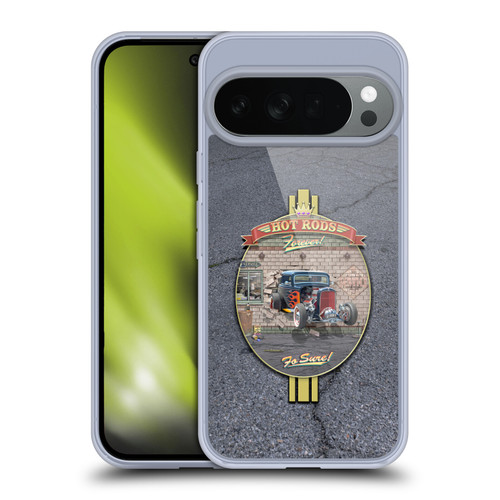 Larry Grossman Retro Collection Hot Rods Forever Soft Gel Case for Google Pixel 10