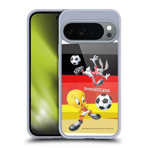 Looney Tunes Flag Graphics Germany Bugs Bunny & Tweety Soft Gel Case for Google Pixel 10