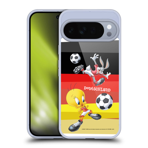 Looney Tunes Flag Graphics Germany Bugs Bunny & Tweety Soft Gel Case for Google Pixel 10 Pro XL