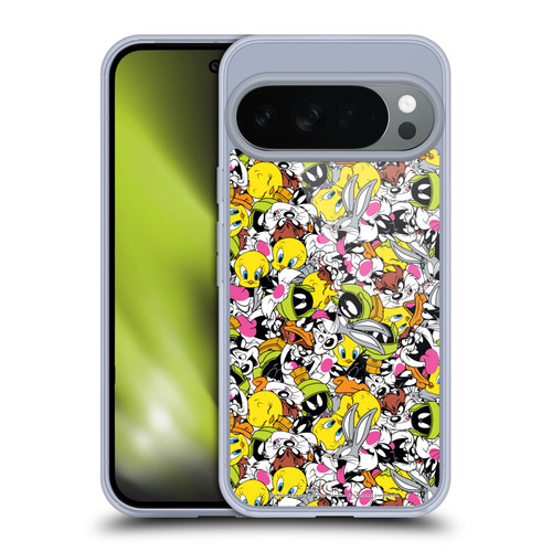Looney Tunes Patterns Group Soft Gel Case for Google Pixel 10