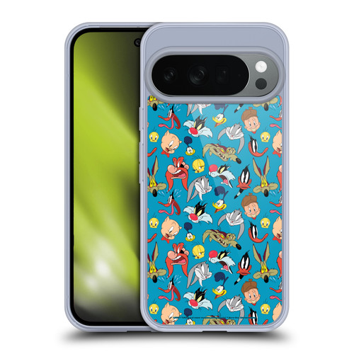 Looney Tunes Patterns Head Shots Soft Gel Case for Google Pixel 10
