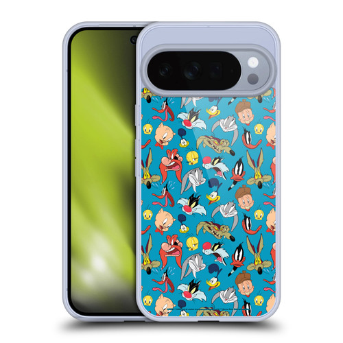 Looney Tunes Patterns Head Shots Soft Gel Case for Google Pixel 10 Pro XL