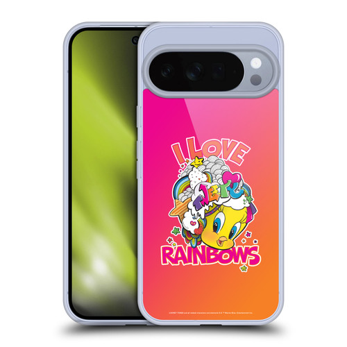 Looney Tunes Patterns I Love Rainbow Soft Gel Case for Google Pixel 10 Pro XL