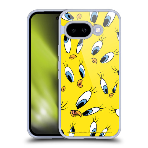 Looney Tunes Patterns Tweety Soft Gel Case for Google Pixel 9A