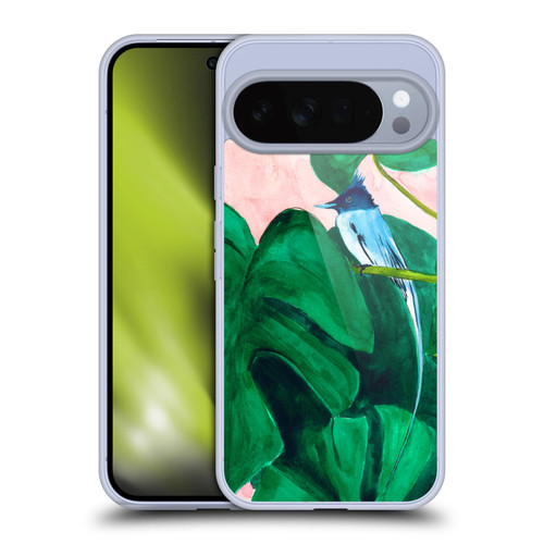 Mai Autumn Birds Monstera Plant Soft Gel Case for Google Pixel 10 Pro XL
