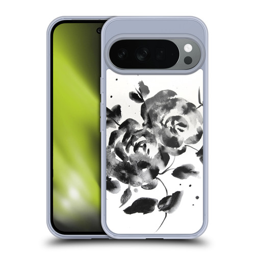 Mai Autumn Floral Blooms Black Beauty Soft Gel Case for Google Pixel 10