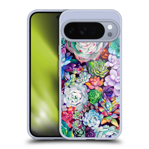Mai Autumn Floral Garden Succulent Soft Gel Case for Google Pixel 10 Pro XL