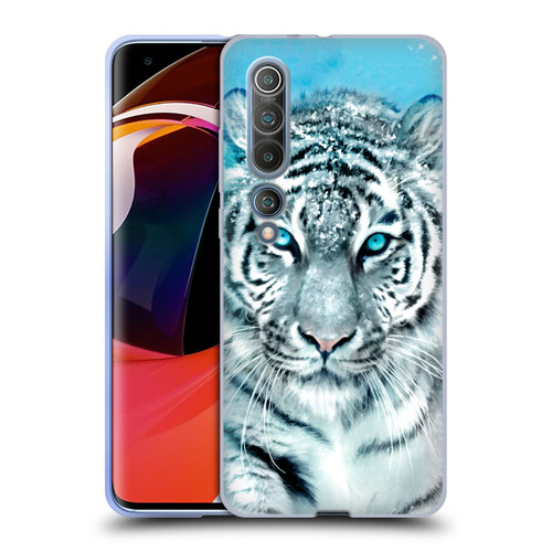 Aimee Stewart Animals White Tiger Soft Gel Case for Xiaomi Mi 10 5G / Mi 10 Pro 5G