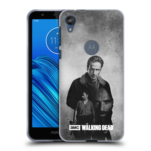 AMC The Walking Dead Double Exposure Rick Soft Gel Case for Motorola Moto E6