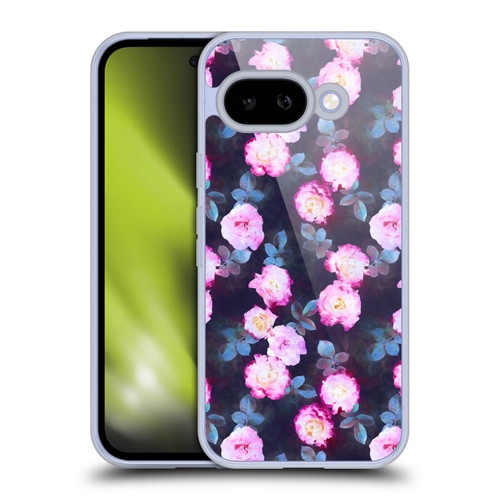Micklyn Le Feuvre Florals 2 Twilight Roses Soft Gel Case for Google Pixel 9A