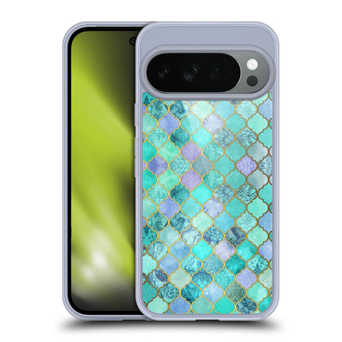 Micklyn Le Feuvre Moroccan Mint Green Soft Gel Case for Google Pixel 10
