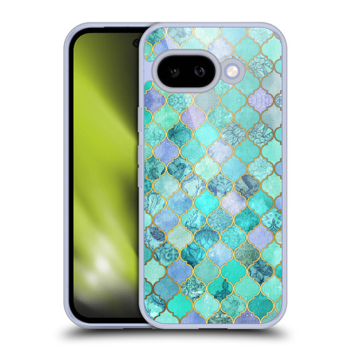 Micklyn Le Feuvre Moroccan Mint Green Soft Gel Case for Google Pixel 9A