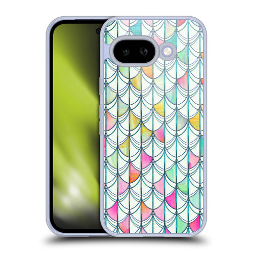Micklyn Le Feuvre Patterns Fish Scale Cutout Soft Gel Case for Google Pixel 9A