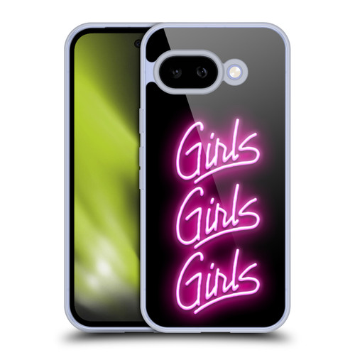 Motley Crue Logos Girls Neon Soft Gel Case for Google Pixel 9A
