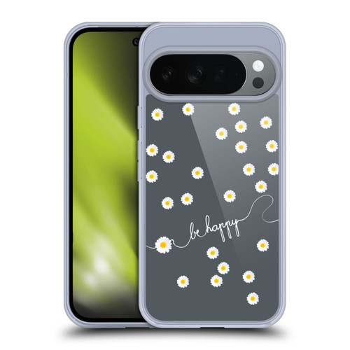 Monika Strigel Happy Daisy Grey Soft Gel Case for Google Pixel 10