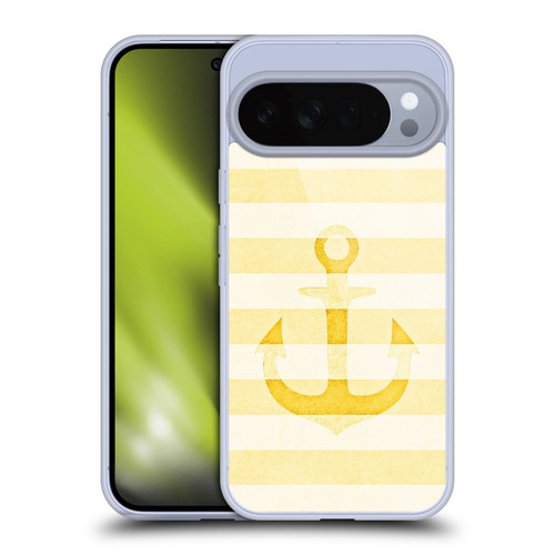 Monika Strigel Vintage Anchors Yellow Soft Gel Case for Google Pixel 10 Pro XL