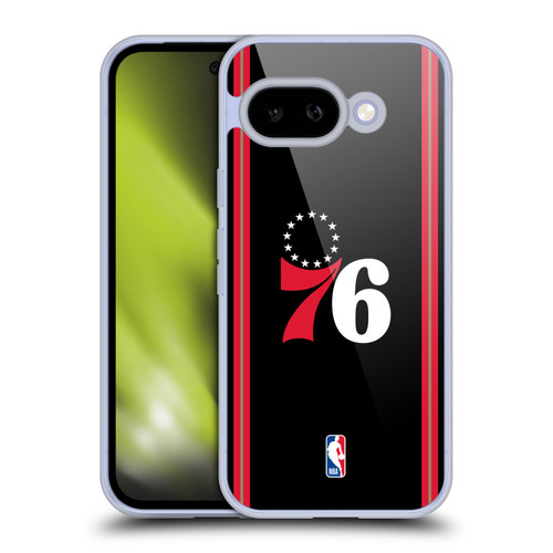 NBA Philadelphia 76ers Logo Retro Design Soft Gel Case for Google Pixel 9A