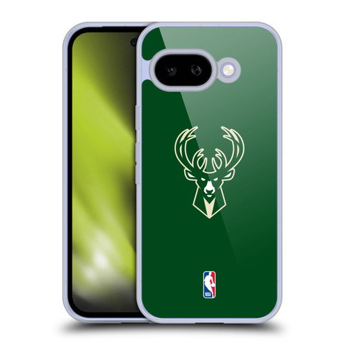 NBA Milwaukee Bucks Plain Soft Gel Case for Google Pixel 9A