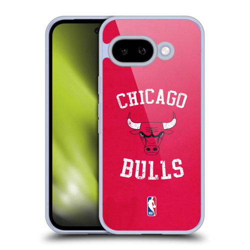 NBA Chicago Bulls Distressed Soft Gel Case for Google Pixel 9A