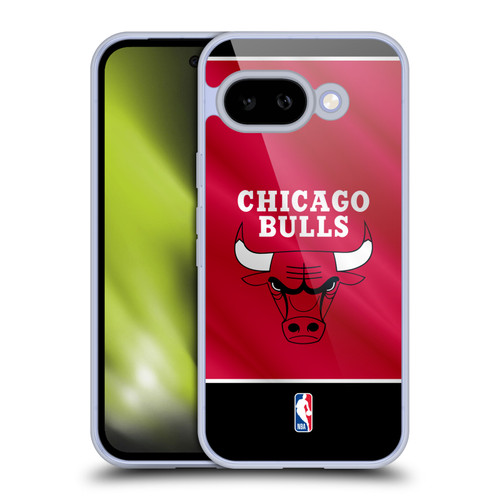 NBA Chicago Bulls Horizontal Banner Soft Gel Case for Google Pixel 9A