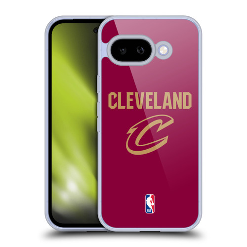 NBA Cleveland Cavaliers Logo Red Design Soft Gel Case for Google Pixel 9A