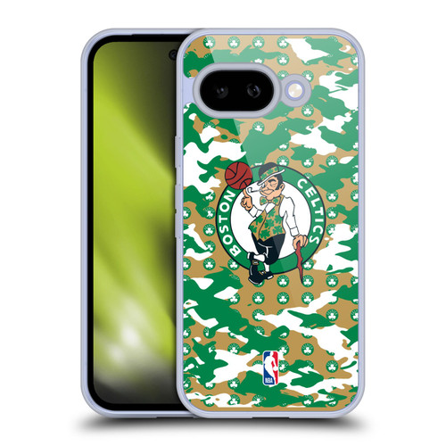 NBA Boston Celtics Camouflage Soft Gel Case for Google Pixel 9A