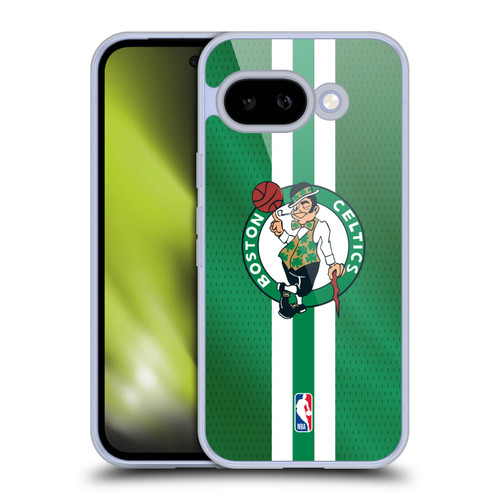 NBA Boston Celtics Stripes Soft Gel Case for Google Pixel 9A