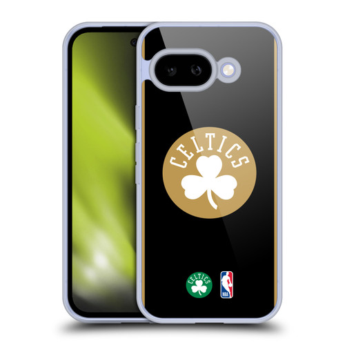 NBA Boston Celtics Logo Black Gold Design Soft Gel Case for Google Pixel 9A