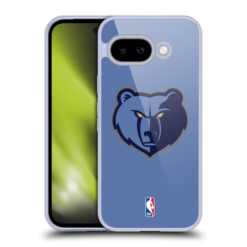 NBA Memphis Grizzlies Logo Light Blue Soft Gel Case for Google Pixel 9A