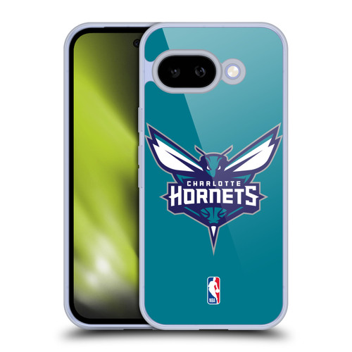 NBA Charlotte Hornets Logo Teal Soft Gel Case for Google Pixel 9A