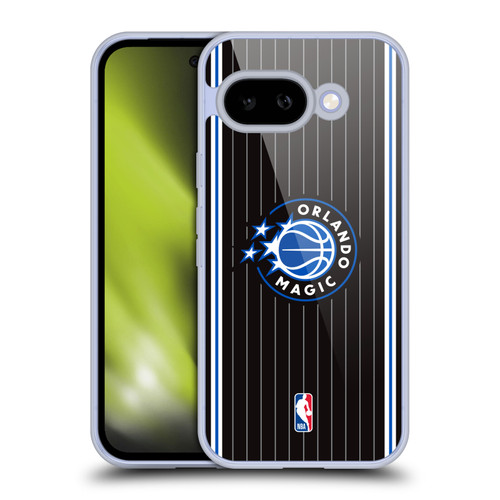 NBA Orlando Magic Logo Black Design Soft Gel Case for Google Pixel 9A