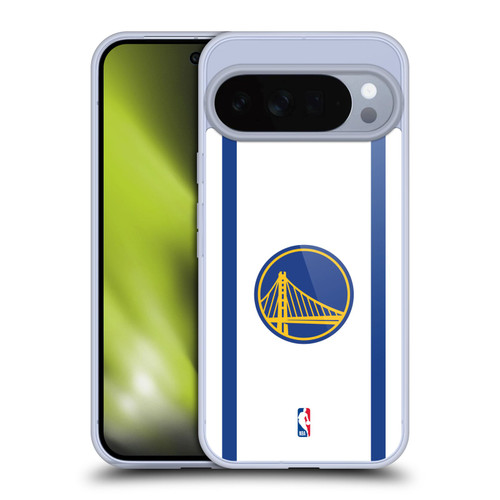 NBA Golden State Warriors Logo White Design Soft Gel Case for Google Pixel 10 Pro XL