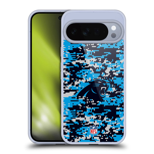 NFL Carolina Panthers Graphics Digital Camouflage Soft Gel Case for Google Pixel 10 Pro XL