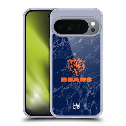 NFL Chicago Bears Graphics Coloured Marble Soft Gel Case for Google Pixel 10
