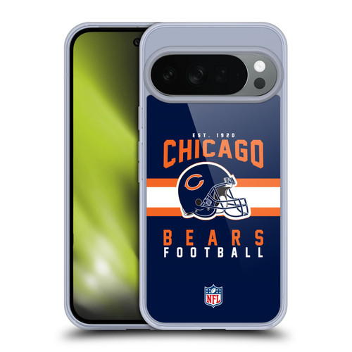 NFL Chicago Bears Graphics Helmet Typography Soft Gel Case for Google Pixel 10