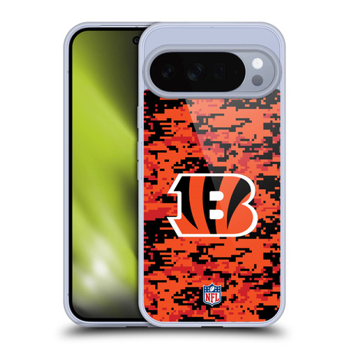 NFL Cincinnati Bengals Graphics Digital Camouflage Soft Gel Case for Google Pixel 10 Pro XL
