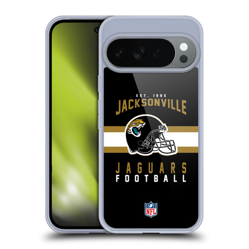 NFL Jacksonville Jaguars Graphics Helmet Typography Soft Gel Case for Google Pixel 10