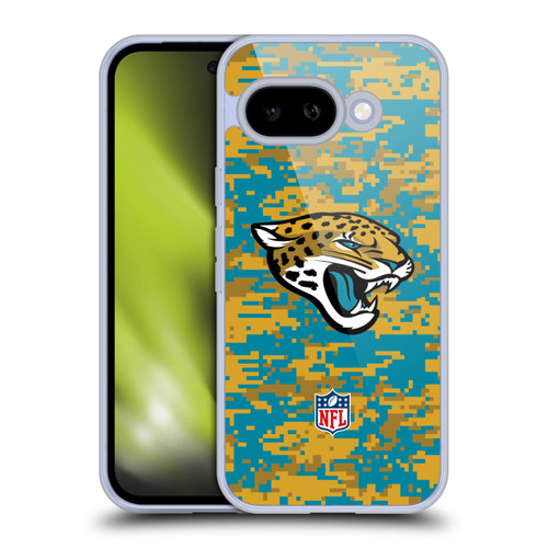 NFL Jacksonville Jaguars Graphics Digital Camouflage Soft Gel Case for Google Pixel 9A