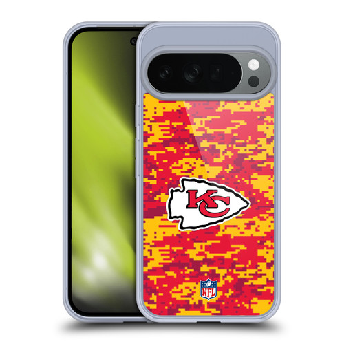 NFL Kansas City Chiefs Graphics Digital Camouflage Soft Gel Case for Google Pixel 10