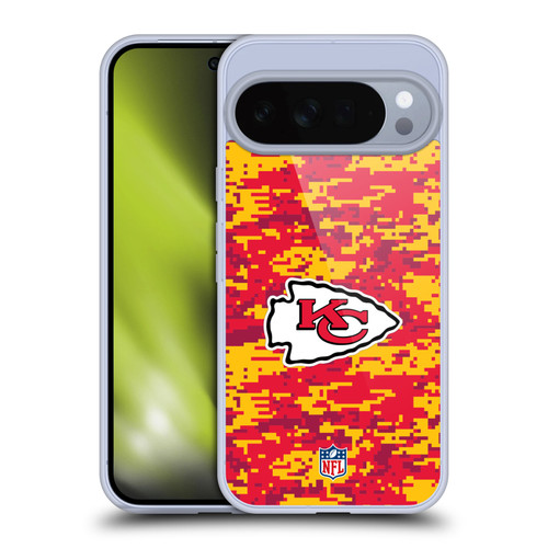 NFL Kansas City Chiefs Graphics Digital Camouflage Soft Gel Case for Google Pixel 10 Pro XL