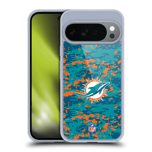NFL Miami Dolphins Graphics Digital Camouflage Soft Gel Case for Google Pixel 10
