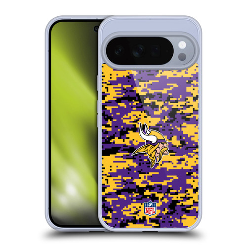 NFL Minnesota Vikings Graphics Digital Camouflage Soft Gel Case for Google Pixel 10 Pro XL